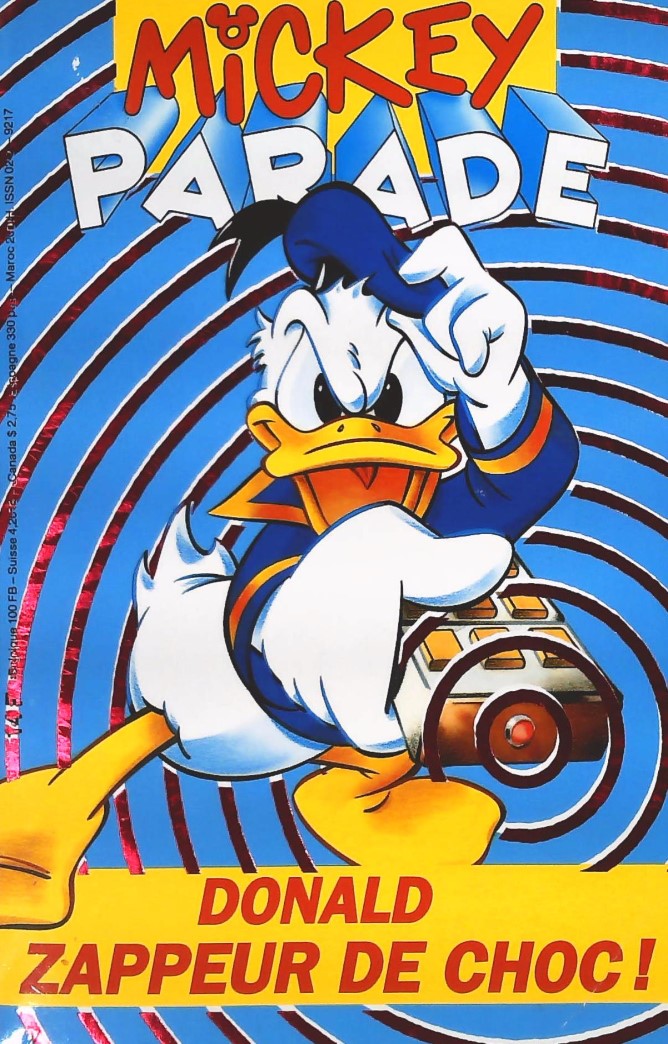 Livre Donald, zappeur de choc! - Walt Disney (Livre d'occasion)