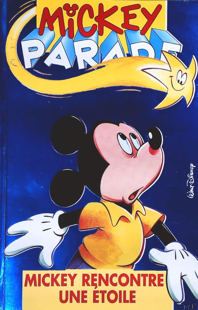 Livre Mickey rencontre une étoile - Walt Disney (Livre d'occasion)