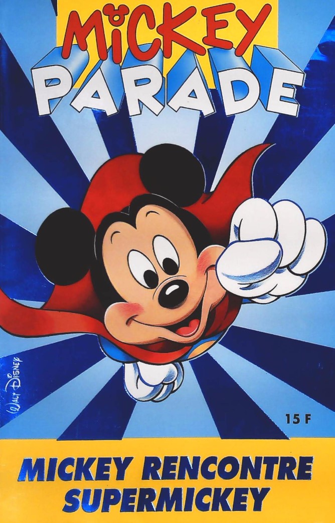 Livre Mickey rencontre supermickey - Walt Disney (Livre d'occasion)