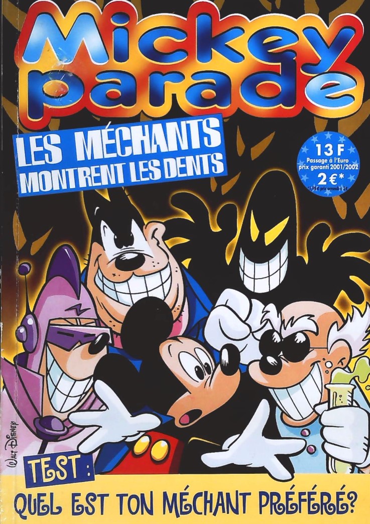 Livre Les méchants montrent les dents - Walt Disney (Livre d'occasion)