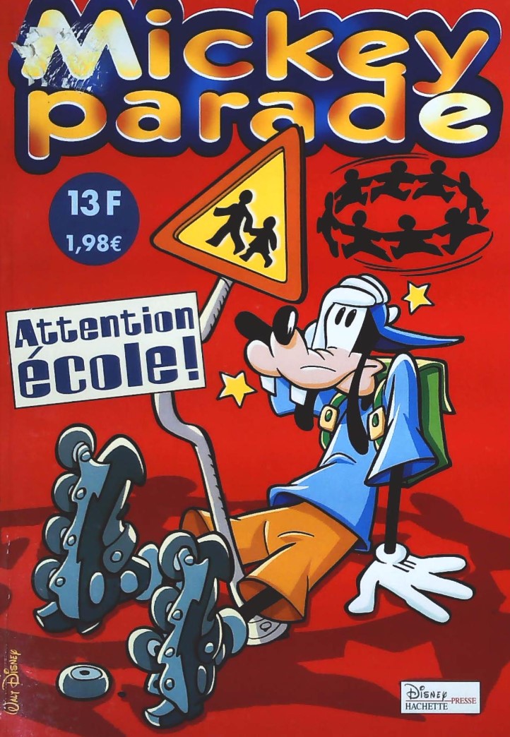 Livre Attention école - Walt Disney (Livre d'occasion)