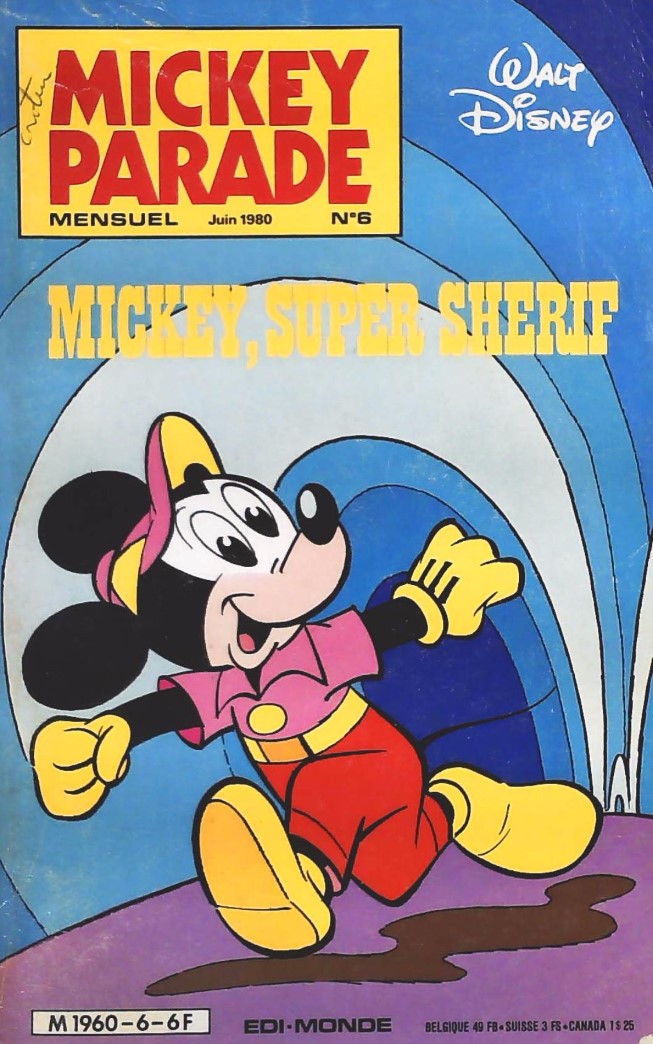 Livre Mickey, super shérif - Walt Disney (Livre d'occasion)