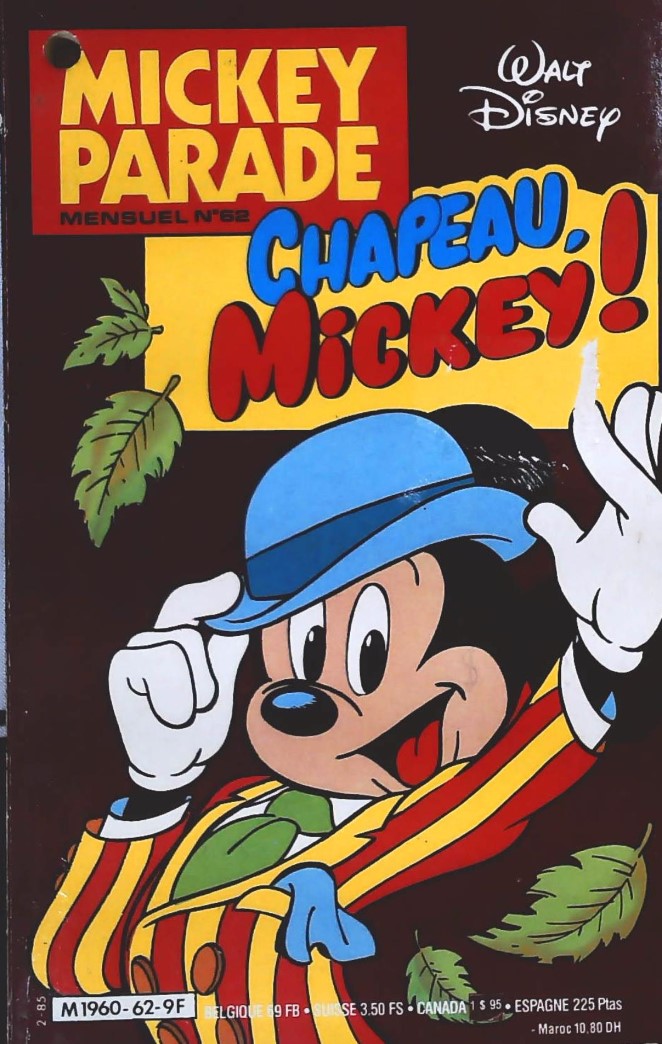 Livre Chapeau, Mickey! - Walt Disney (Livre d'occasion)