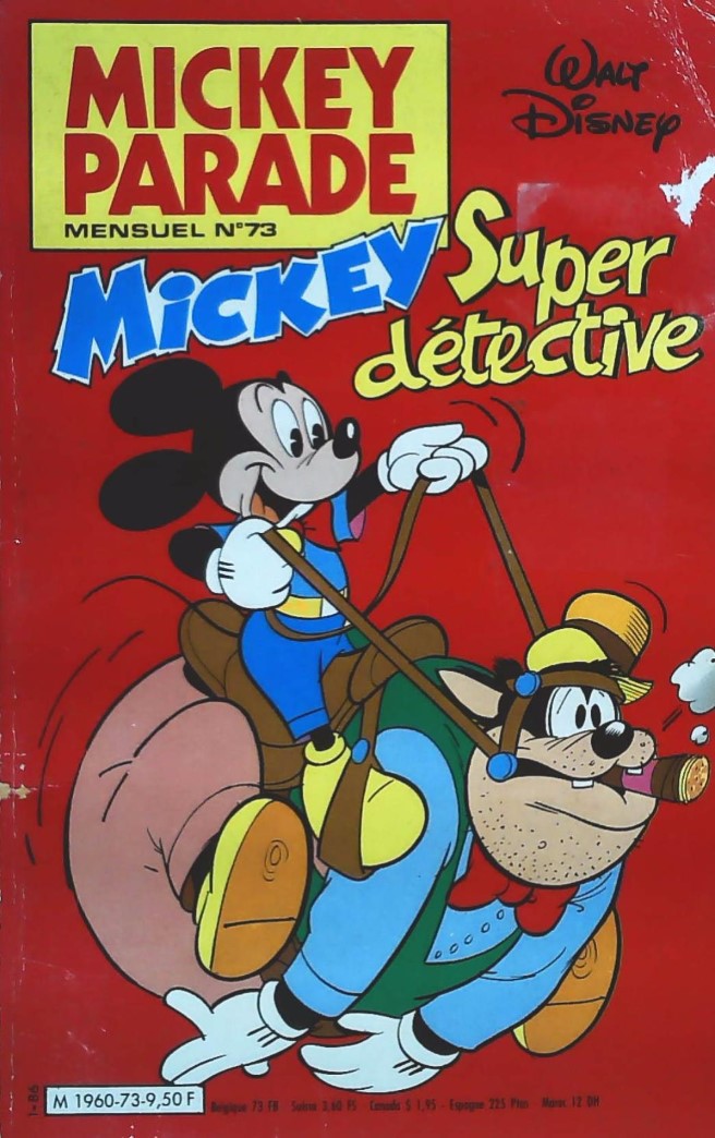 Livre Mickey super détective - Walt Disney (Livre d'occasion)