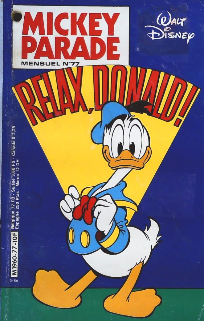 Livre Relax, Donald - Walt Disney (Livre d'occasion)