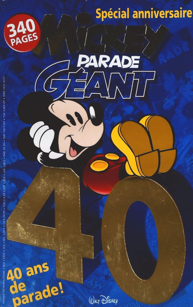 Livre 40 Ans de parade! (Spécial anniversaire) - Walt Disney (Livre d'occasion)