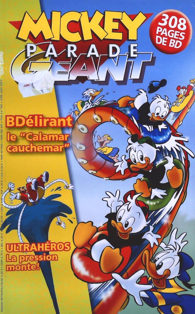 Livre Le calemar cauchemar - Walt Disney (Livre d'occasion)