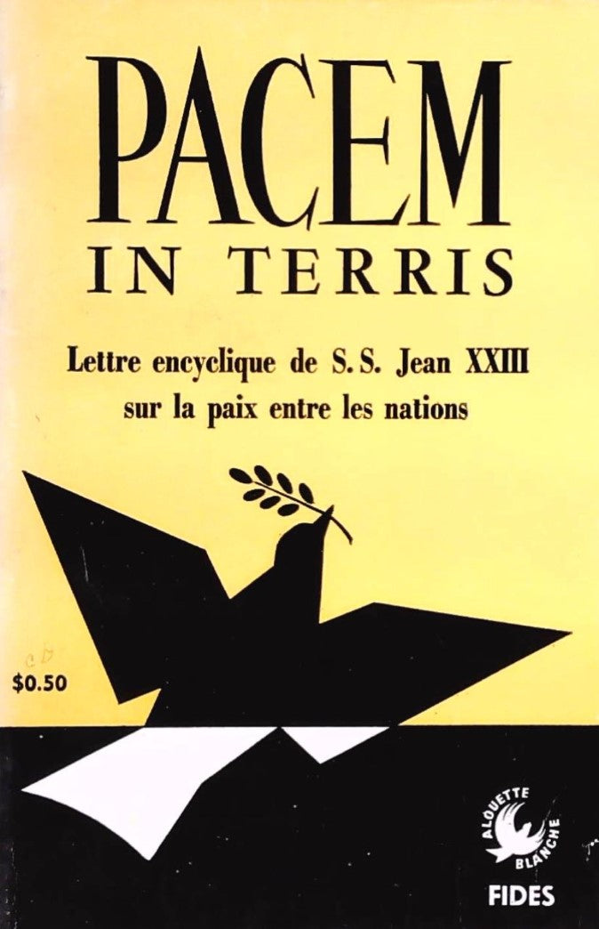 Livre Pacem In Terris : Lettre encyclique de S.S. Jean XXIII sur la paix entre les nations (Livre...