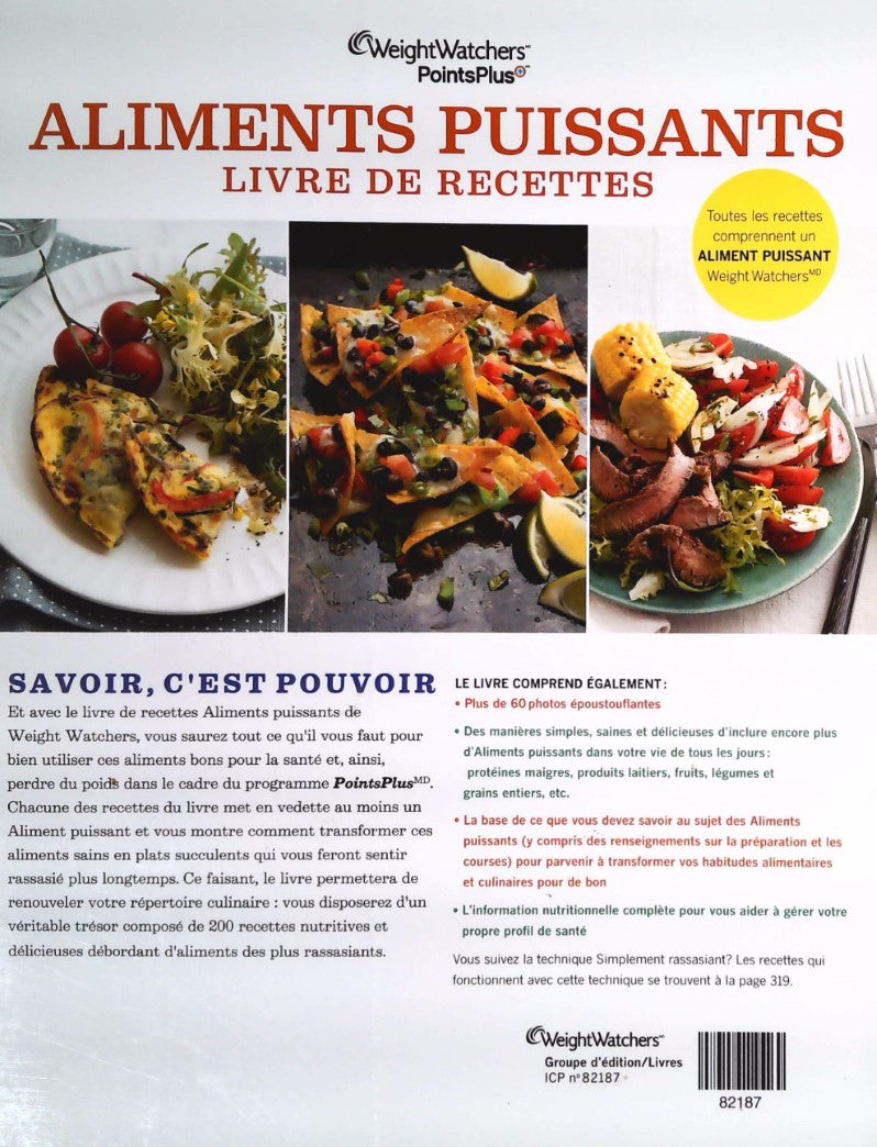 Livre Aliments puissants : Livre de recettes - Weight Watchers (Livre d'occasion)