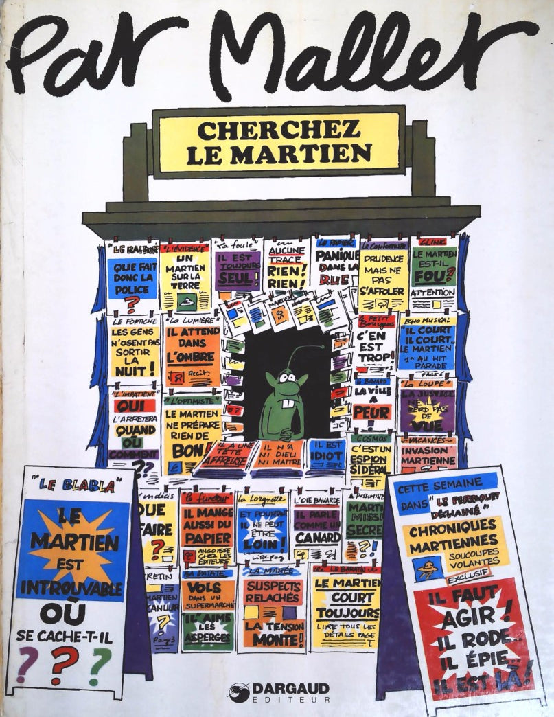 Livre Cherchez le martien - Pat Mallet (Livre d'occasion)