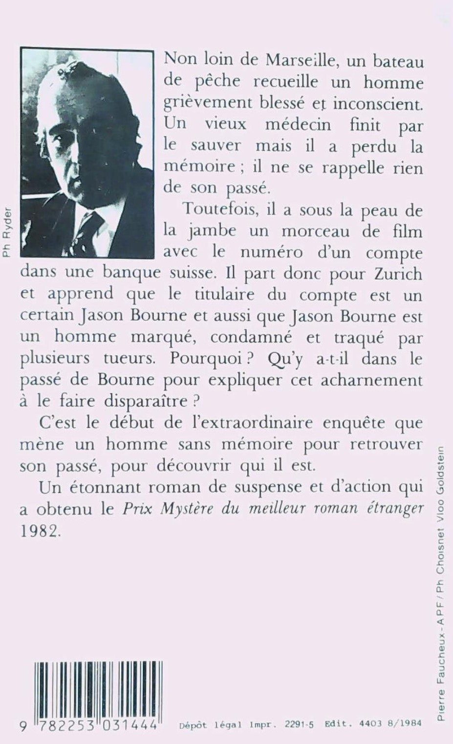 Livre La mémoire dans la peau - Robert Ludlum (Livre d'occasion) - ISBN 2253031445