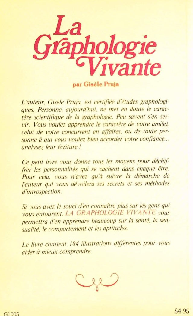La graphologie vivante (Gisèle Pruja)