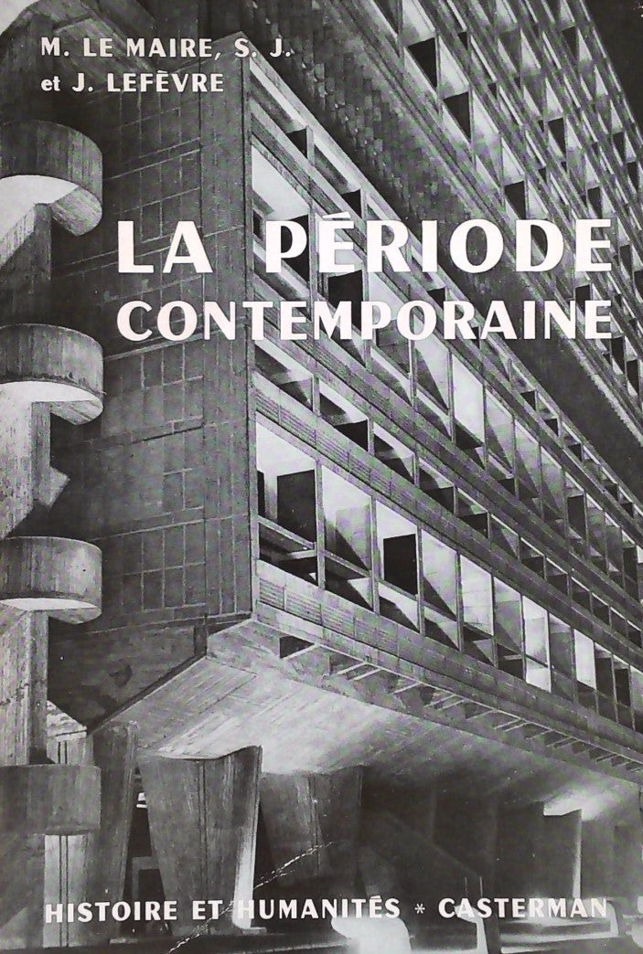 Livre ISBN  La période contemporaine (M. Le Maire)