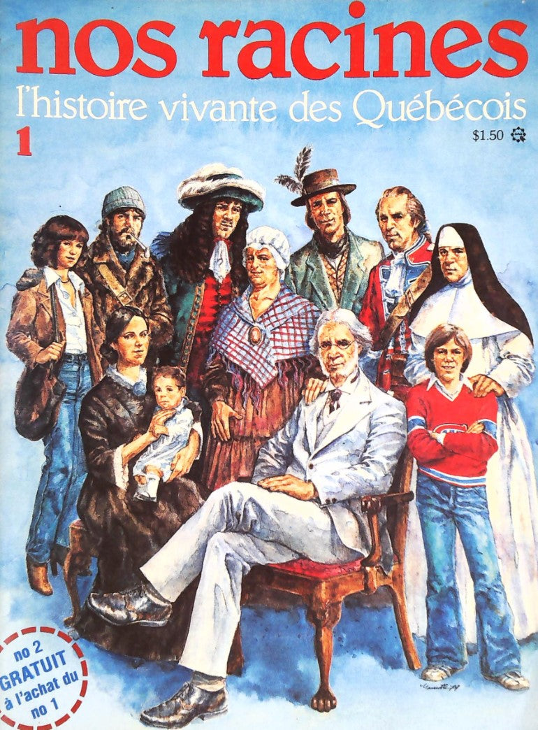 Livre Nos racines : L'histoire vivante des québécois - Collectif (Livre d'occasion)