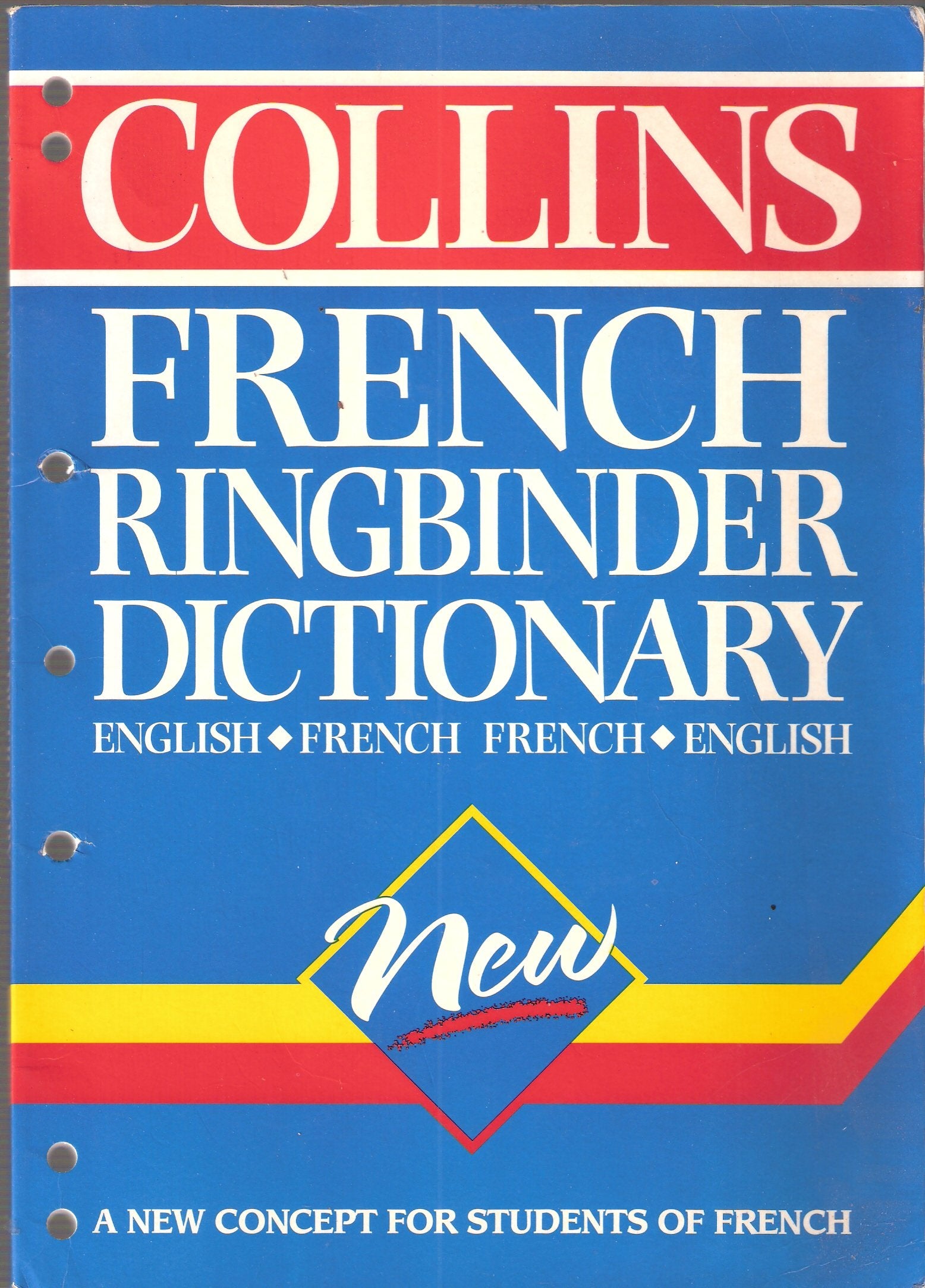 Livre ISBN 0004709829 Collins French Ringbinder Dictionary English-French French-English