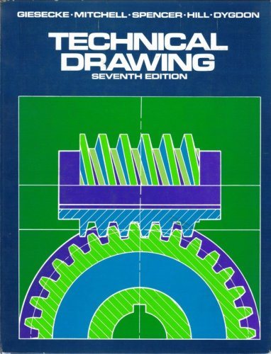 Livre ISBN 0023426101 Technical Drawing, Seventh Édition (Frederick E. Giesecke)