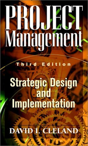 Livre ISBN 007012020X Project Management: Strategic Design and Implementation (David I. Cleland)