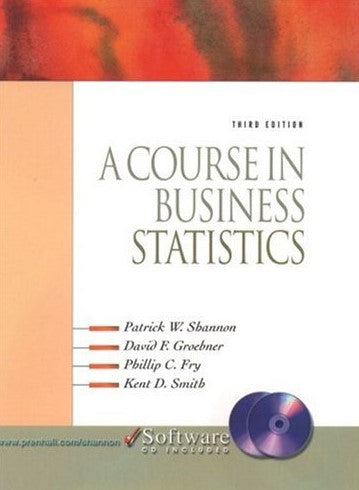 Livre ISBN 013093657X A Course in Business Statistics (3rd Edition)