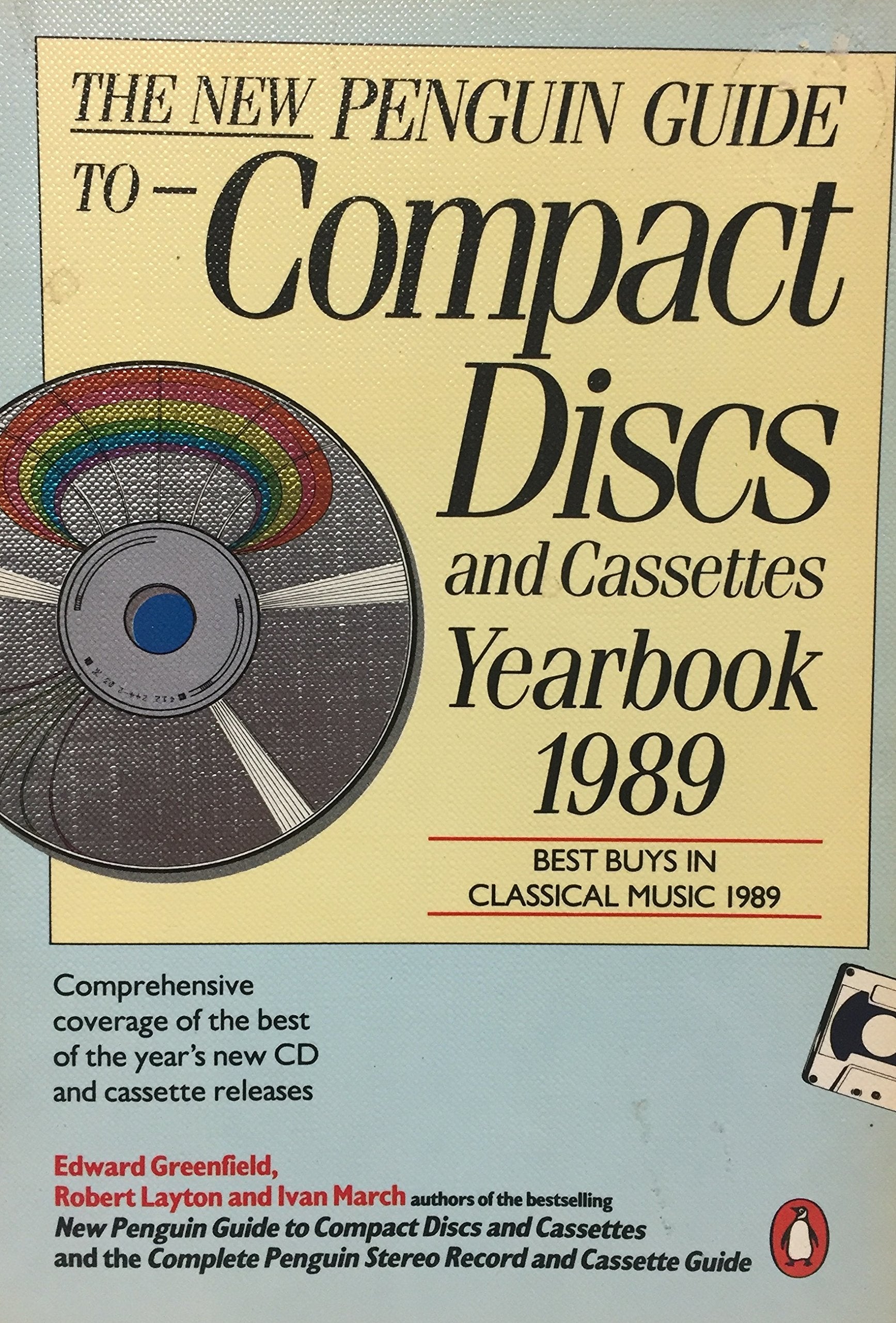 Livre ISBN 0140123776 Penguin Guide To Compact Discs And Cassettes Yearbook 1989