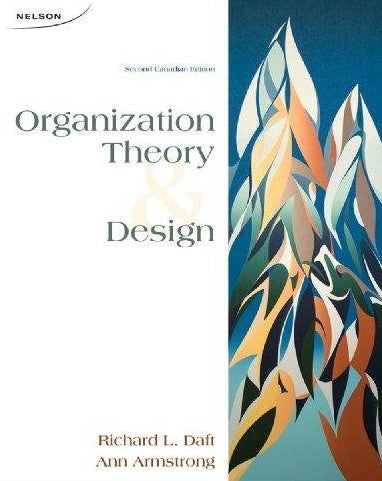 Livre ISBN 0176503684 Organization Theory and Design