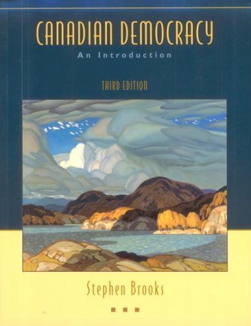Livre ISBN 0195415035 Canadian Democracy: An Introduction (Stephen Brooks)