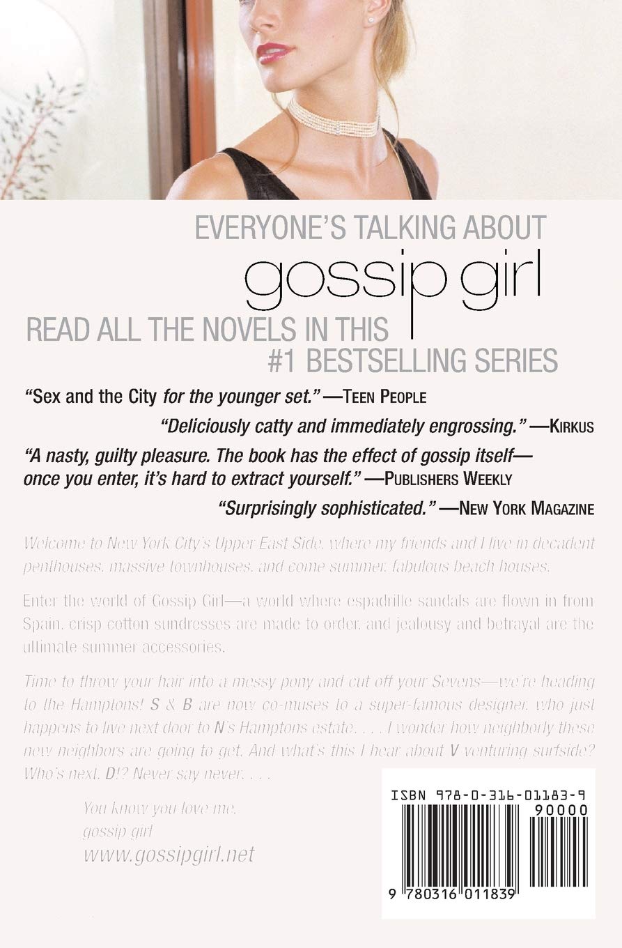 Would I Lie To You: A Gossip Girl Novel (Cecily von Ziegesar)