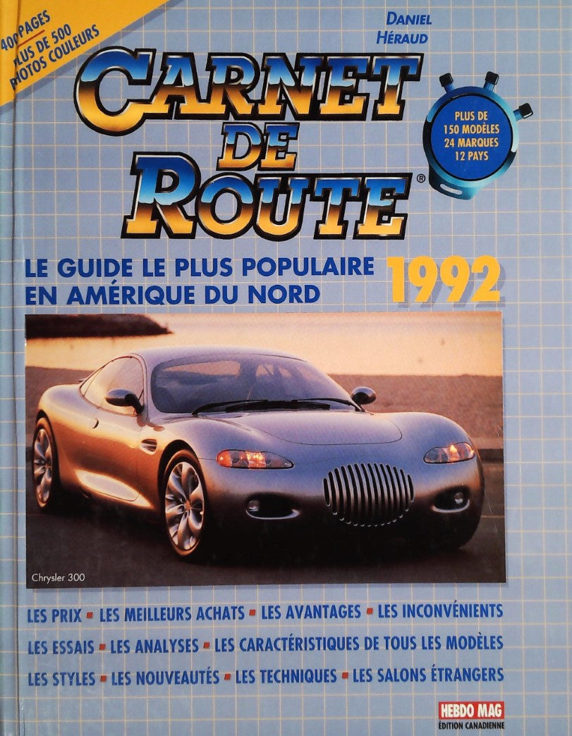 Livre ISBN  Carnet de Route 1992 (Daniel Héraud)