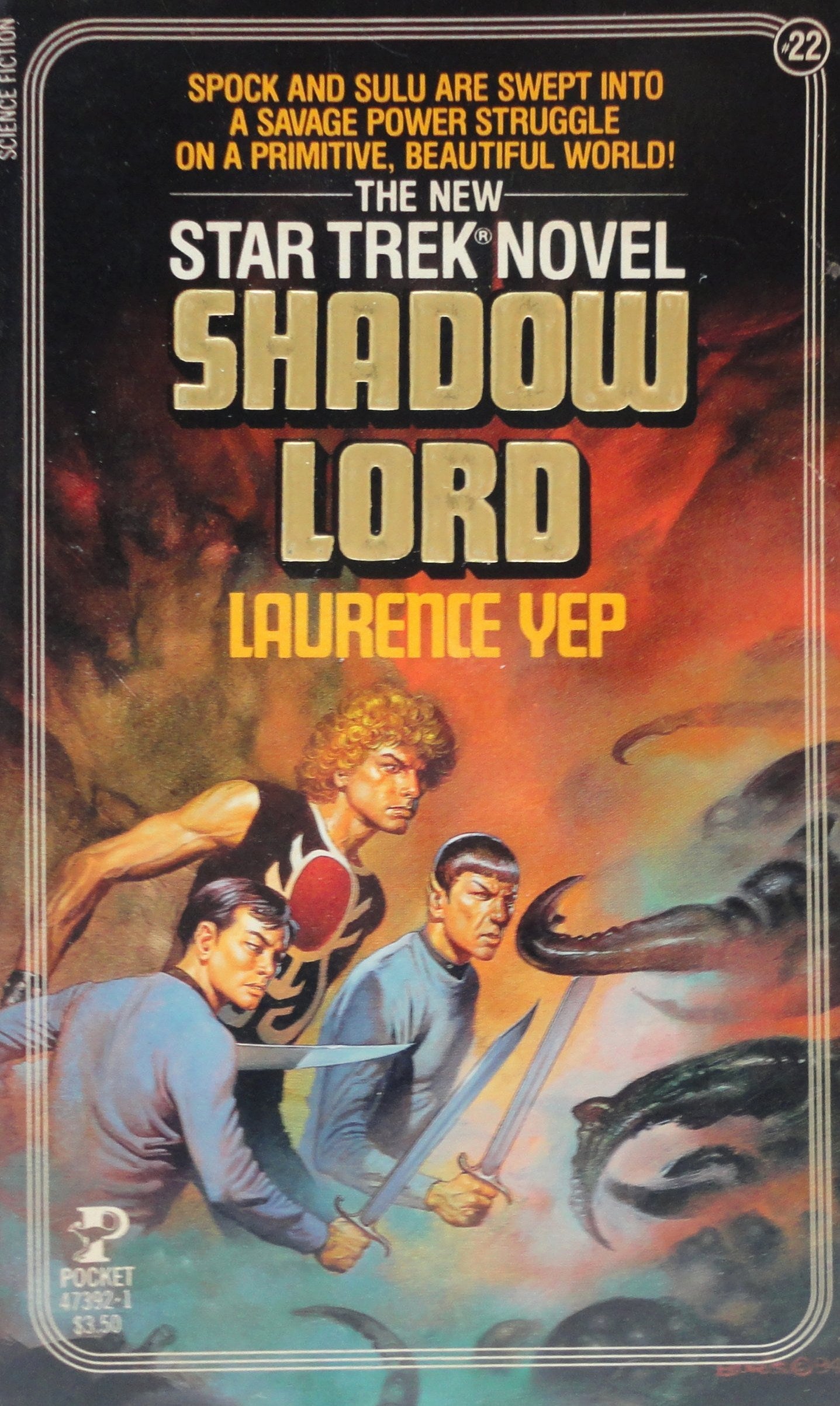 Livre ISBN 0671473921 Star Trek : The New Star Trek Novel # 22 : Shadow Lord (Laurence Yep)