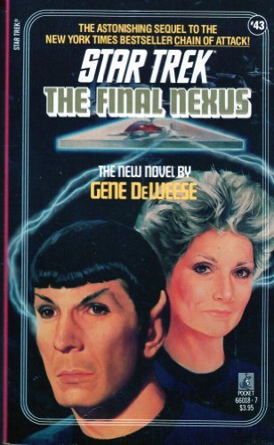 Livre ISBN 0671660187 Star Trek # 43 : The Final Nexus (Gene Deweese)