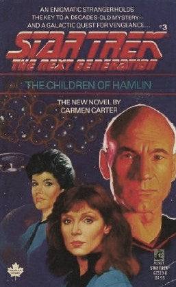 Livre ISBN 067167319X Star Trek : The Next Generation # 3 : The Children of Hamlin (Carmen Carter)