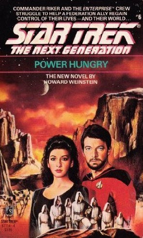 Livre ISBN 0671677144 Star Trek : The Next Generation # 6 : Power Hungry (Howard Weinstein)
