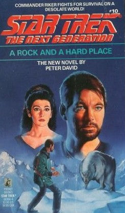 Livre ISBN 0671693646 Star Trek : The Next Generation # 10 : A Rock and a Hard Place (Peter David)