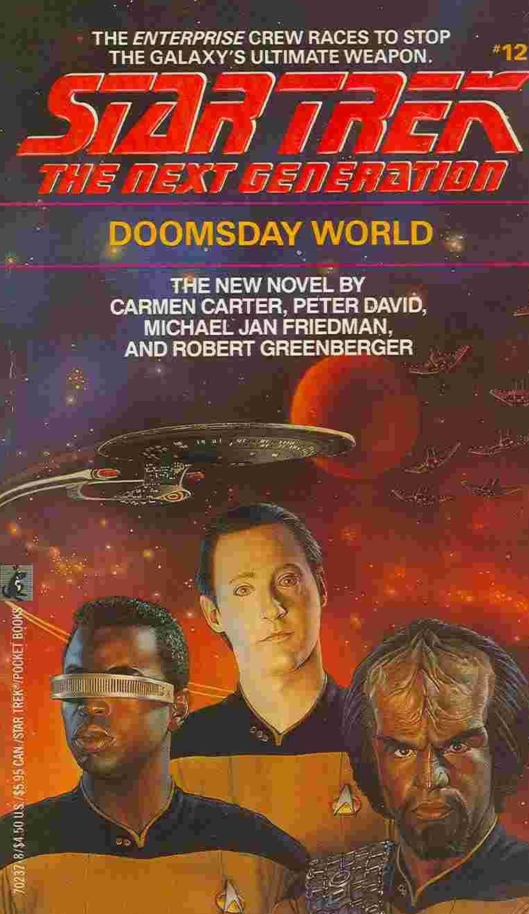 Livre ISBN 0671702378 Star Trek : The Next Generation # 12 : Doomsday World
