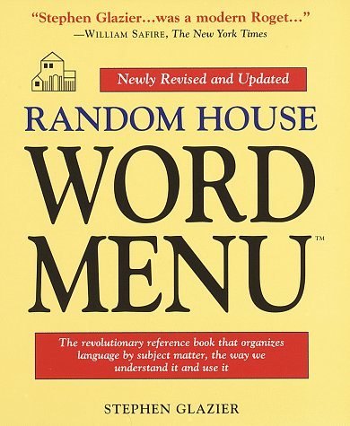 Livre ISBN 0679449639 Random House Word Menu: Revised and Updated (Stephen Glazier)