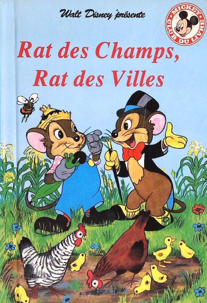Livre ISBN 0717230112 Club du livre Mickey : Rat des champs, Rat des villes (Disney)