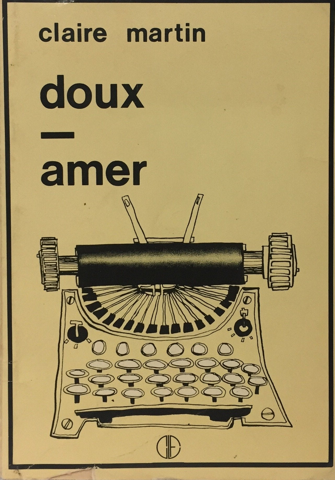 Livre ISBN 0775300764 Doux amer (Claire Martin)