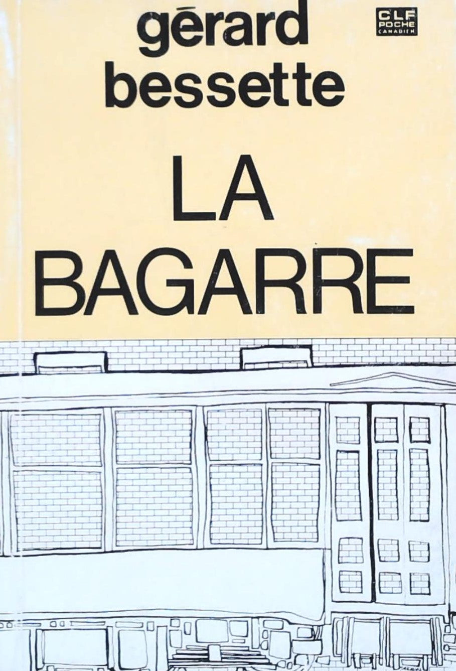 Livre ISBN 0775392065 La bagarre (Gérard Bessette)