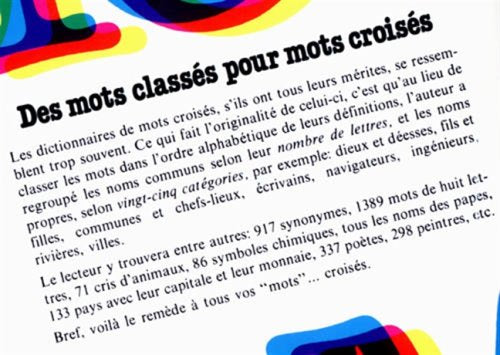 Dictionnaire raisonné des mots croisés (Jacqueline Charron)