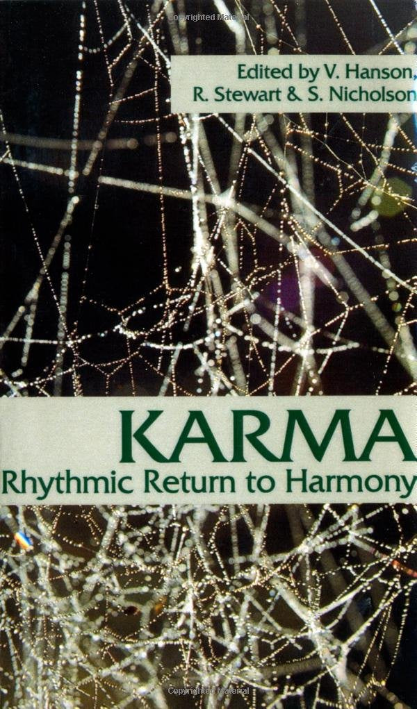 Livre ISBN 0835606635 Karma: Rhythmic Return to Harmony (Virginia Hanson)