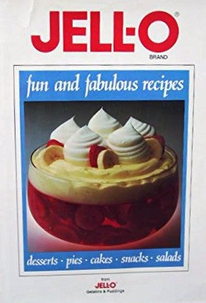 Livre ISBN 0881764728 JELL-O Fun and Fabulous Recipes