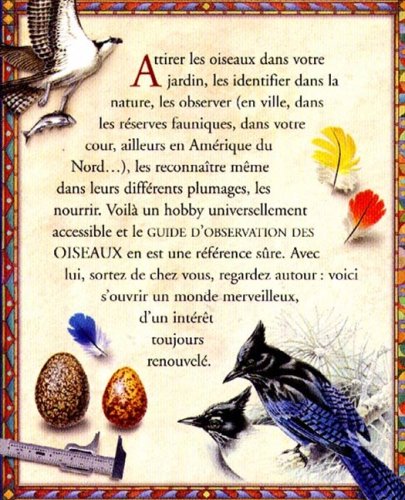 Guide d'observation des oiseaux (Denis Faucher)