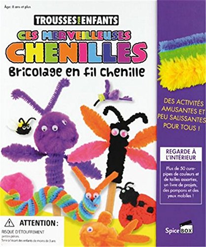 Ces merveilleuses chenilles : Bricolage en fil chenille