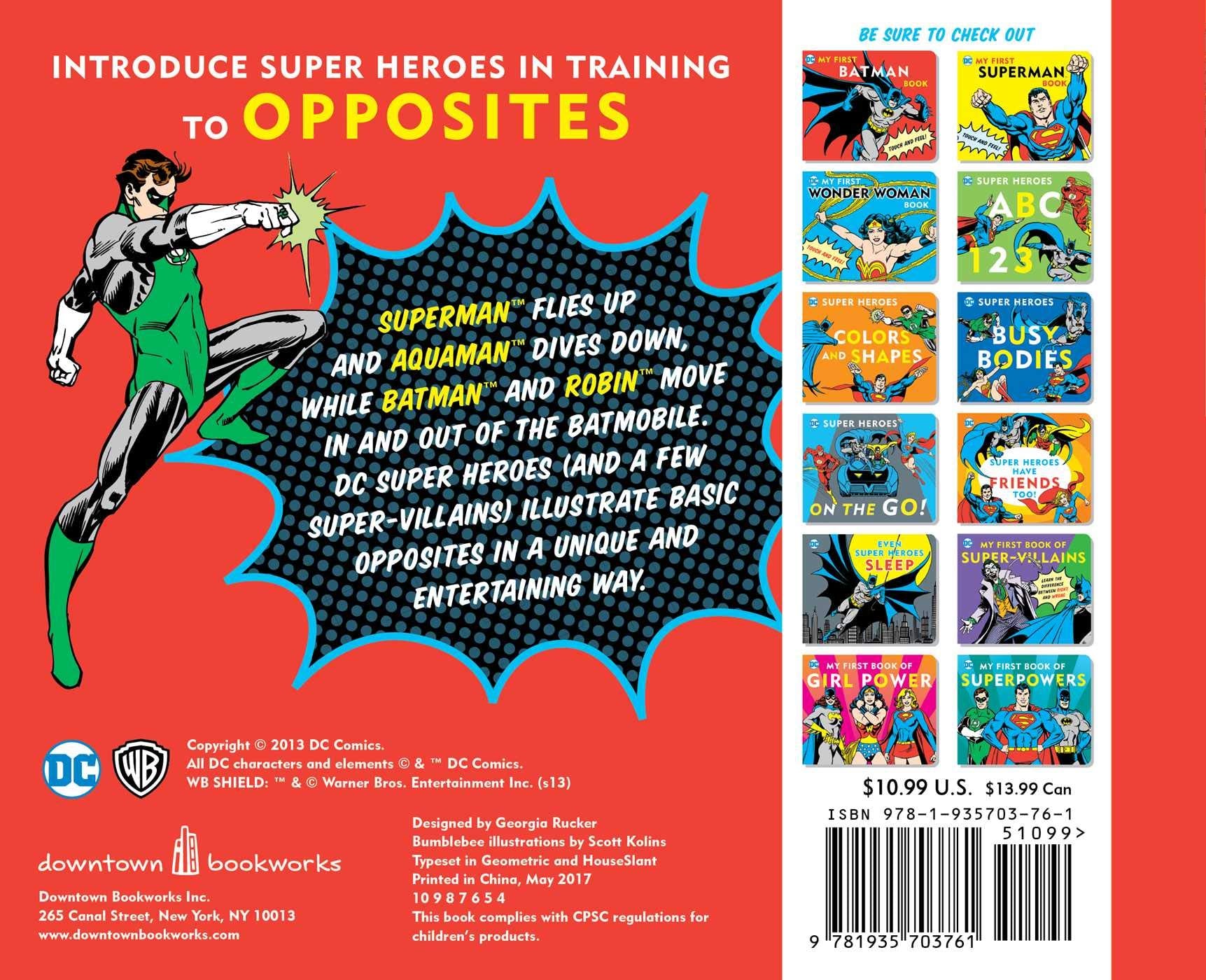 Super Heroes Book of Opposites (David Bar Katz)