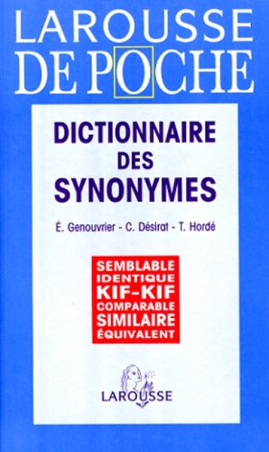 Livre ISBN 2033201554 Larousse de poche : dictionnaire des synonymes