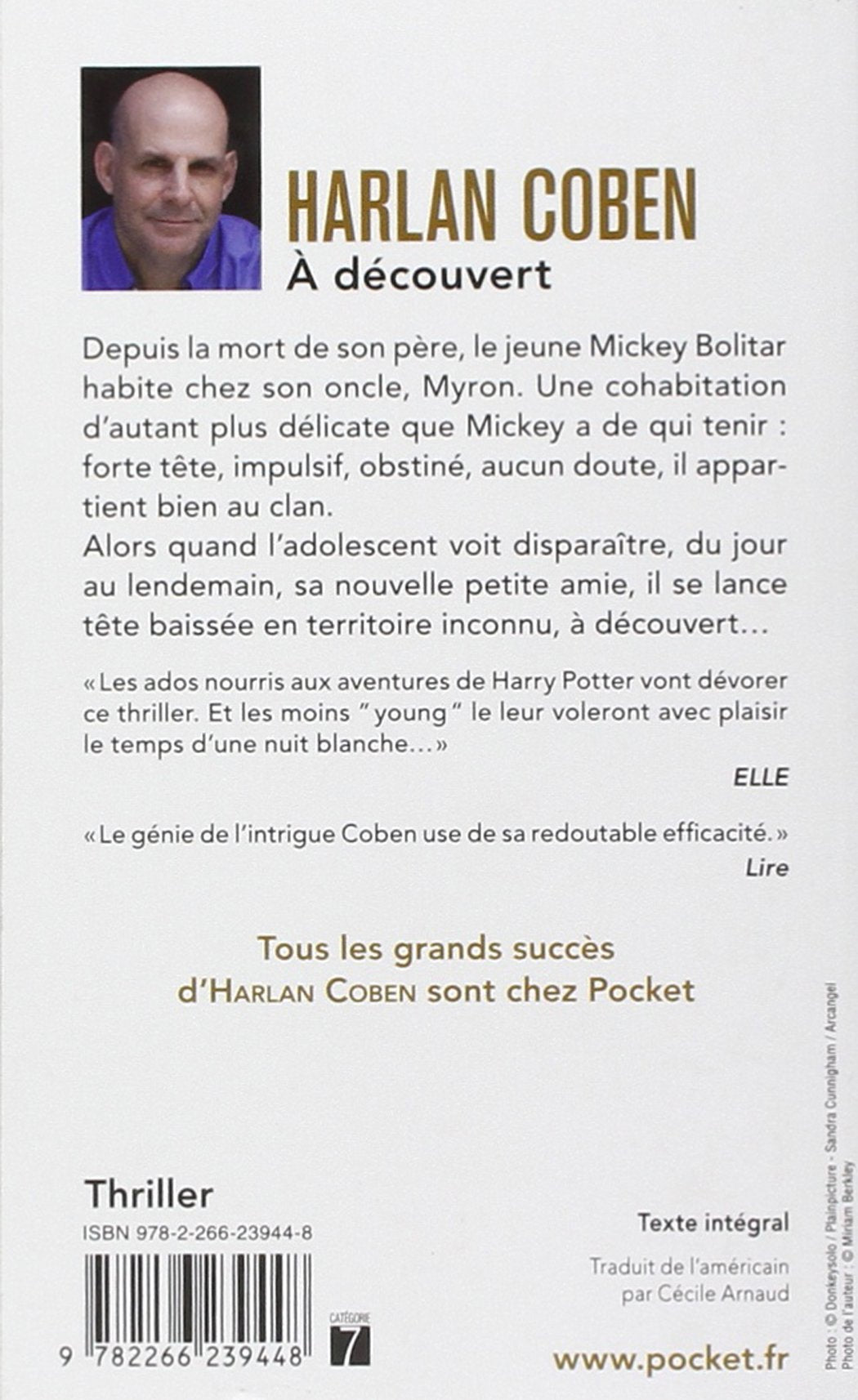 Une aventure de Mickey Bolitar # 1 : À découvert (Harlan Coben)