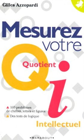 Livre ISBN 2501012062 Mesurez votre Q.I. (Gilles Azzopardi)