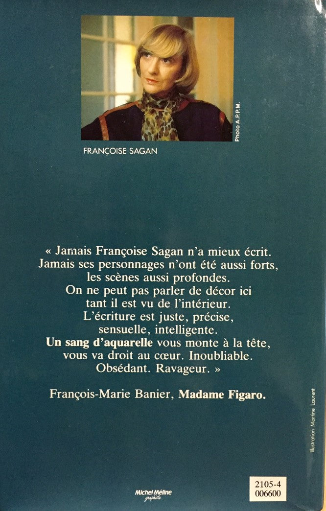 Un sang d'aquarelle (Françoise Sagan)