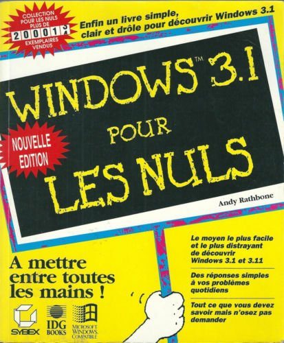 Livre ISBN 273611437X Pour Les Nuls : Windows pour les nuls (Andy Rathbone)