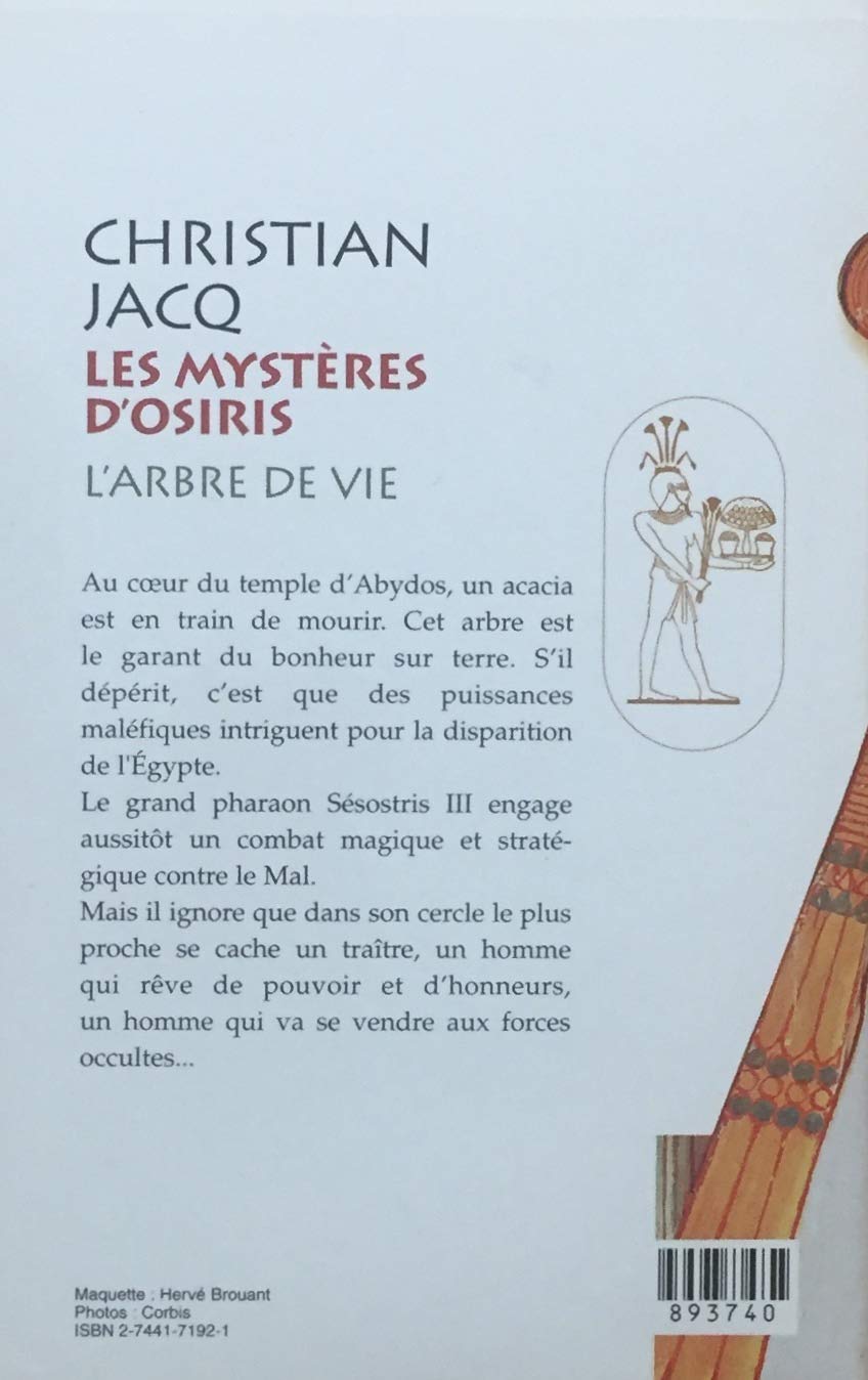 Les mystères d'Osiris : L'arbre de vie (Christian Jacq)