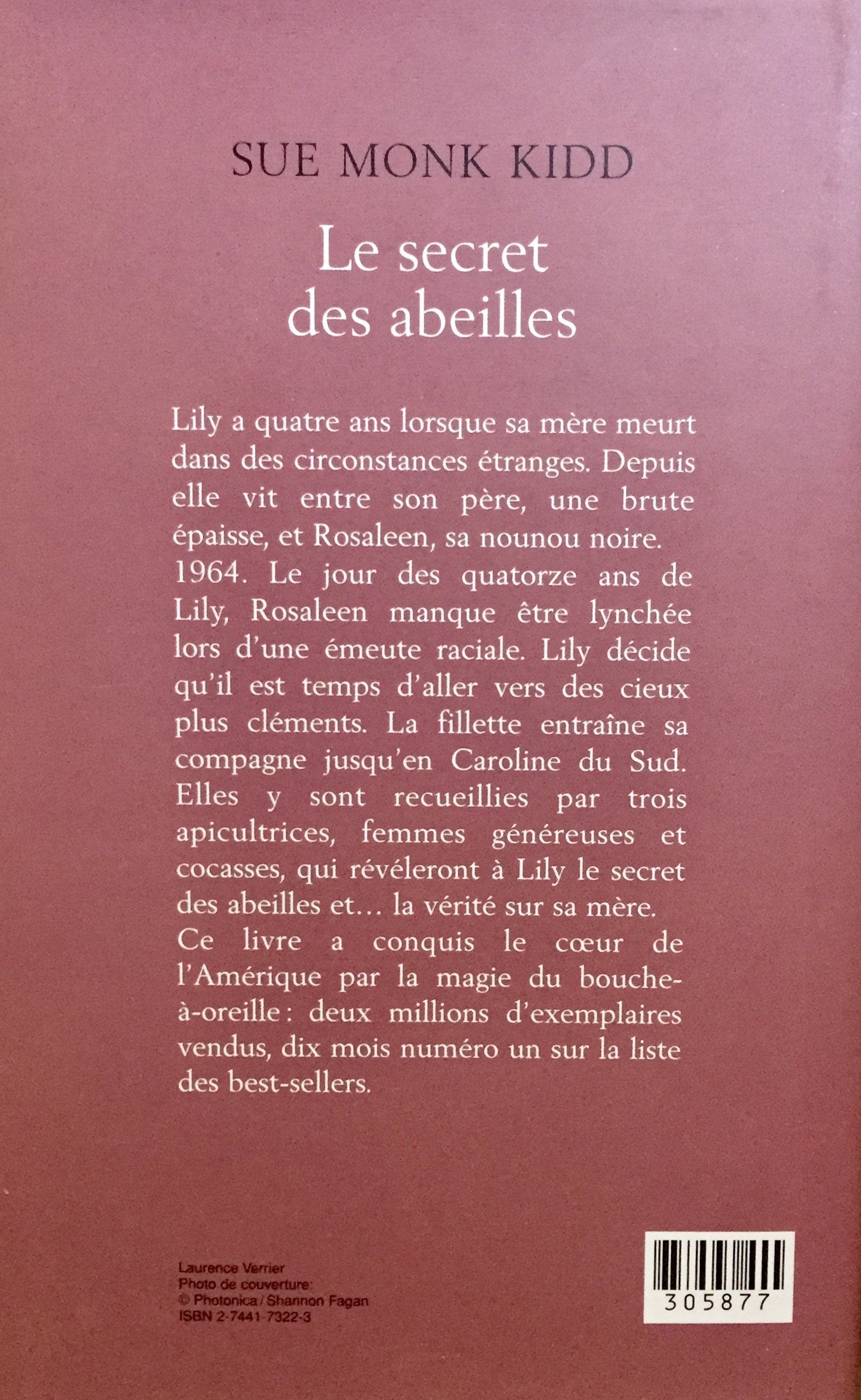 Le secret des abeilles (Sue Monk Kidd)